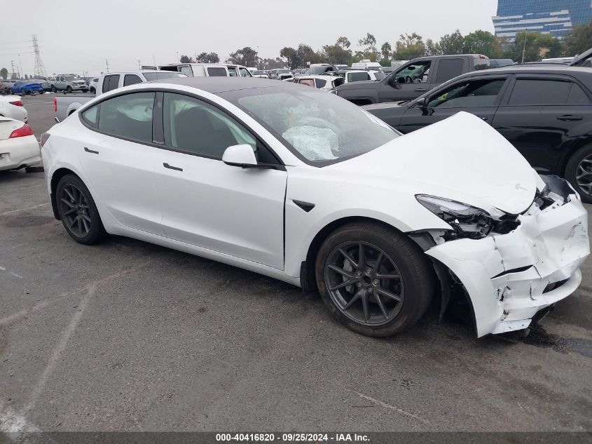 2023 Tesla Model 3 Rear-Wheel Drive VIN: 5YJ3E1EA6PF713969 Lot: 40416820