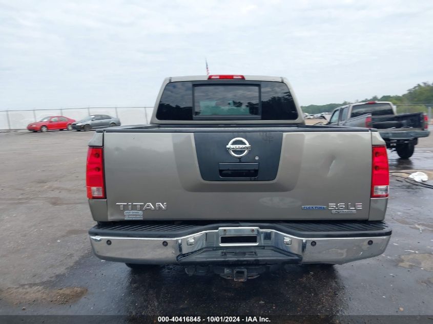 2006 Nissan Titan Le VIN: 1N6BA07A26N501100 Lot: 40416845