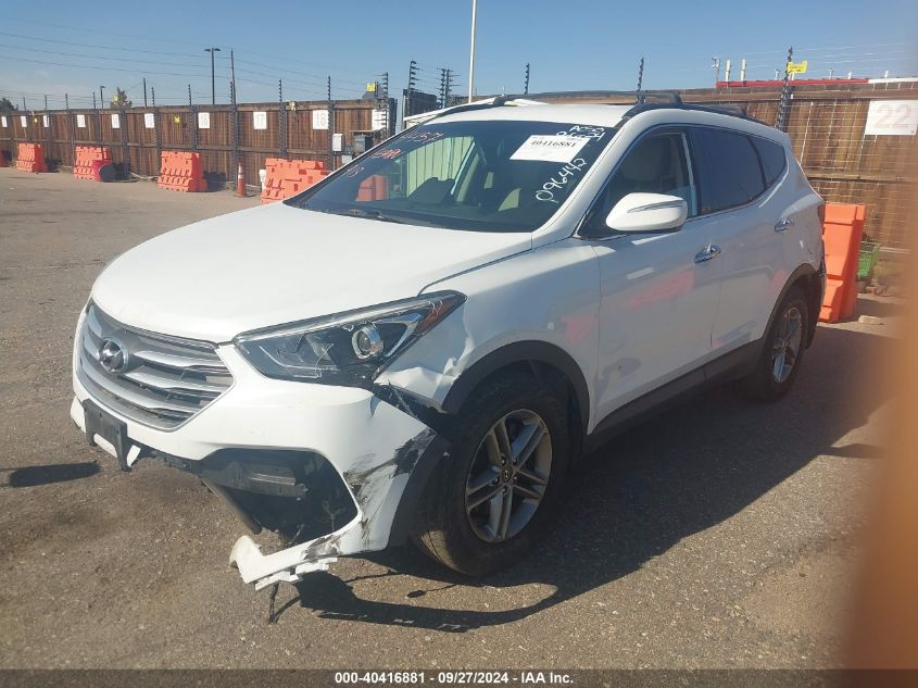 5NMZU3LBXJH096442 2018 HYUNDAI SANTA FE - Image 2