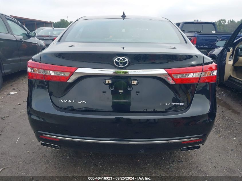 2016 Toyota Avalon Limited VIN: 4T1BK1EB5GU235902 Lot: 40416923