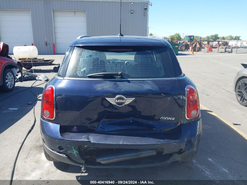 2011 Mini Cooper Countryman Countryman VIN: WMWZB3C51BWM01225 Lot: 40416940