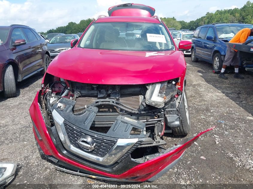 2017 Nissan Rogue Sv VIN: JN8AT2MT1HW131284 Lot: 40416953