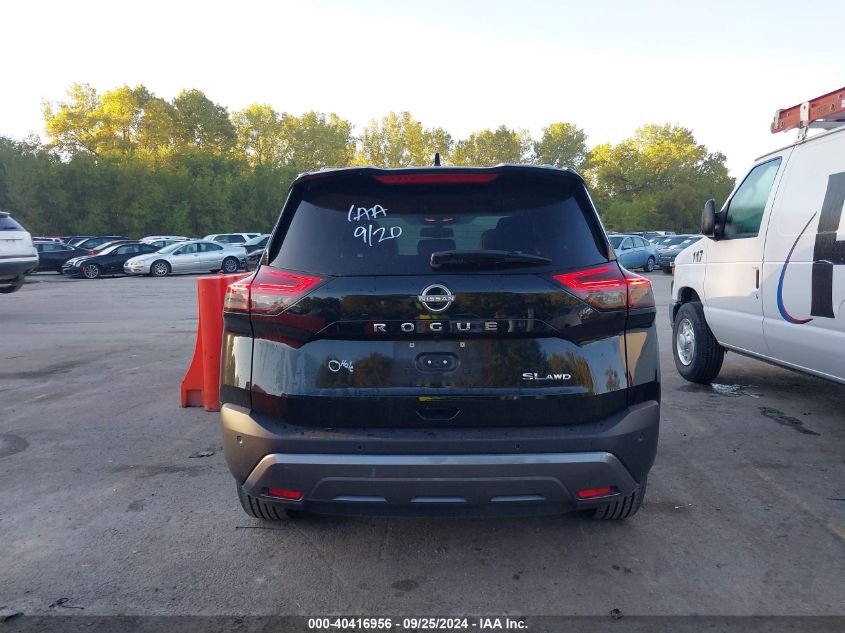 2023 Nissan Rogue Sl Intelligent Awd VIN: 5N1BT3CB2PC790095 Lot: 40416956