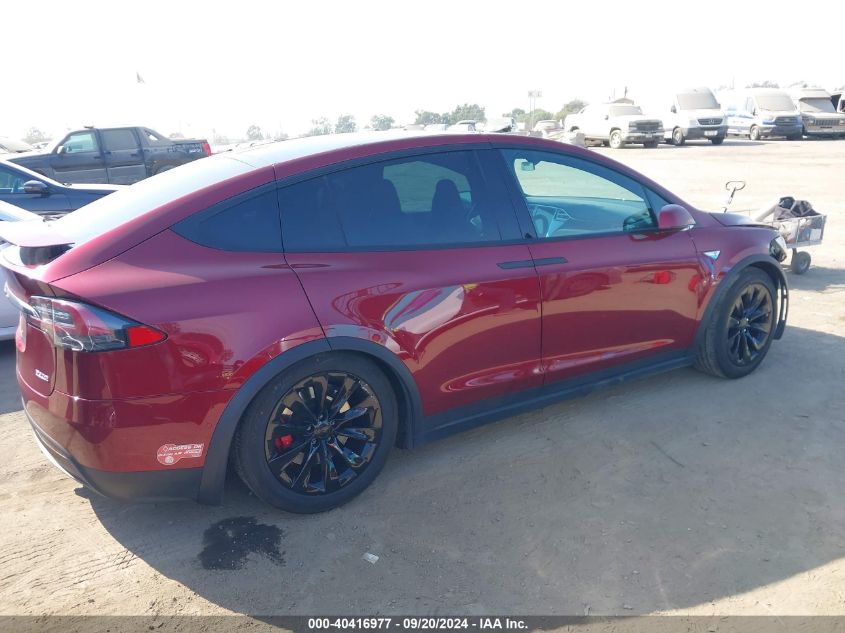 2016 Tesla Model X VIN: 5YJXCAE43GFS00583 Lot: 40416977