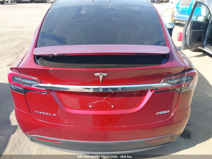 2016 Tesla Model X VIN: 5YJXCAE43GFS00583 Lot: 40416977