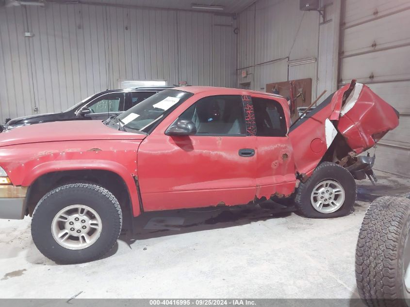 1999 Dodge Dakota Slt/Sport VIN: 1B7GG22Y8XS235642 Lot: 40416995