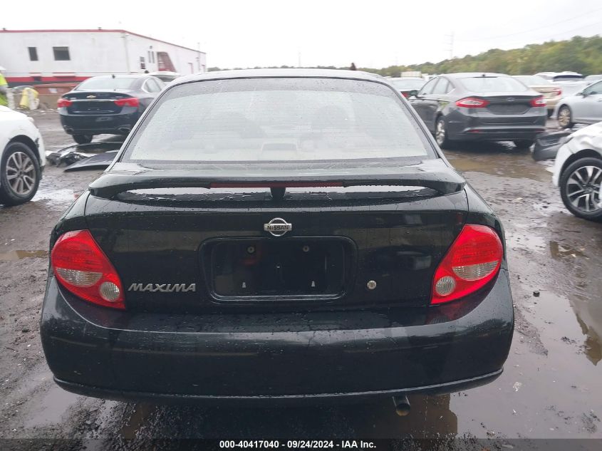 2001 Nissan Maxima Gxe VIN: JN1CA31D51T838430 Lot: 40417040