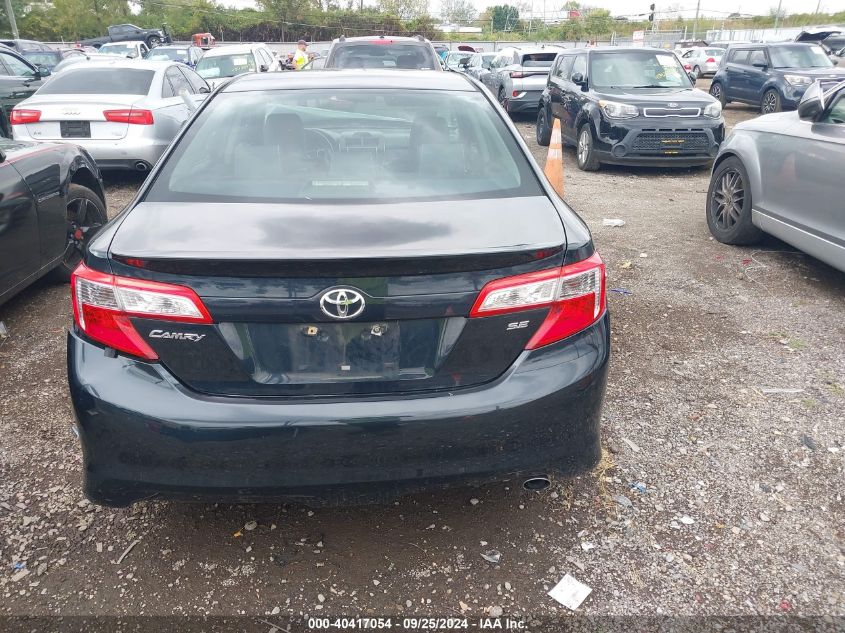 2012 Toyota Camry Se VIN: 4T1BF1FK2CU125452 Lot: 40417054