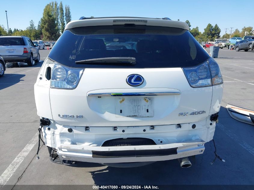 2008 Lexus Rx 400H VIN: JTJGW31U182008525 Lot: 40417080