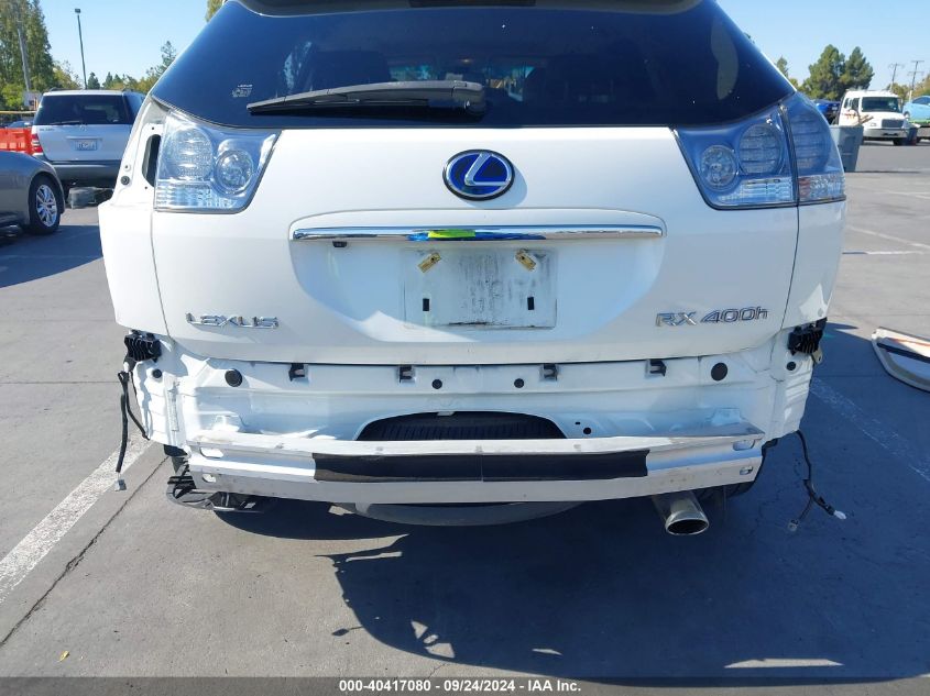 2008 Lexus Rx 400H VIN: JTJGW31U182008525 Lot: 40417080