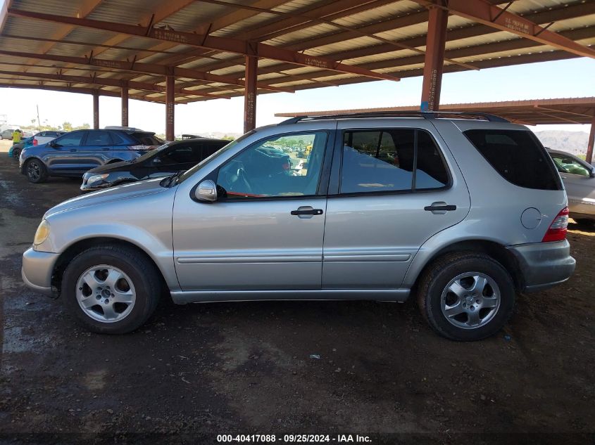 2002 Mercedes-Benz Ml 320 VIN: 4JGAB54E52A292142 Lot: 40417088