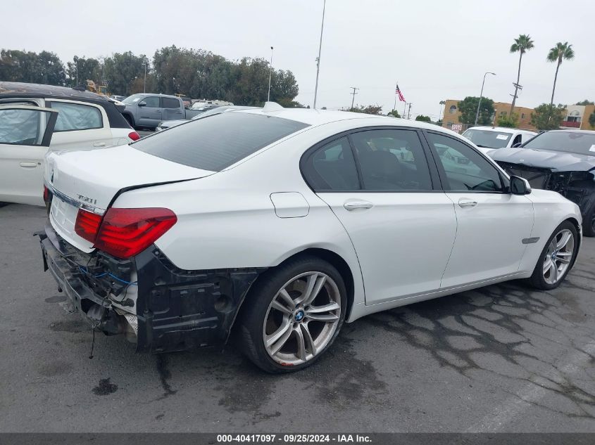 2014 BMW 750I VIN: WBAYA8C56ED825303 Lot: 40417097