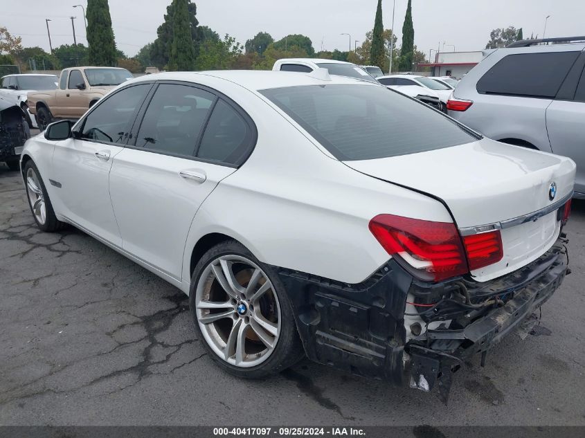 2014 BMW 750I VIN: WBAYA8C56ED825303 Lot: 40417097