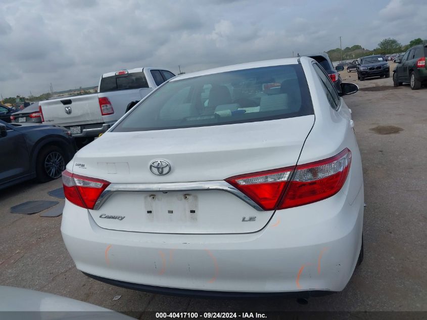 2016 Toyota Camry Le/Xle/Se/Xse VIN: 4T1BF1FK2GU569596 Lot: 40417100