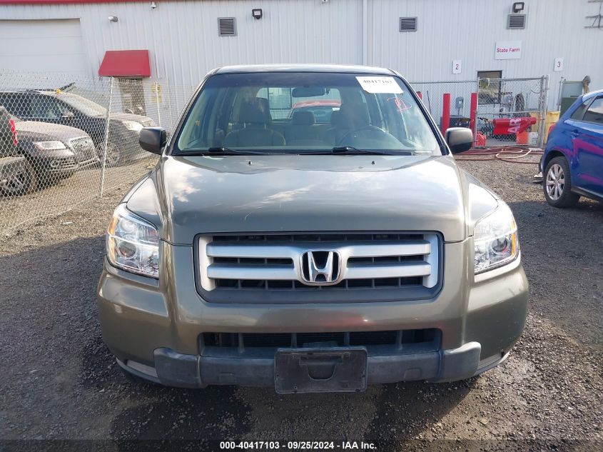 2HKYF18146H521223 2006 Honda Pilot Lx