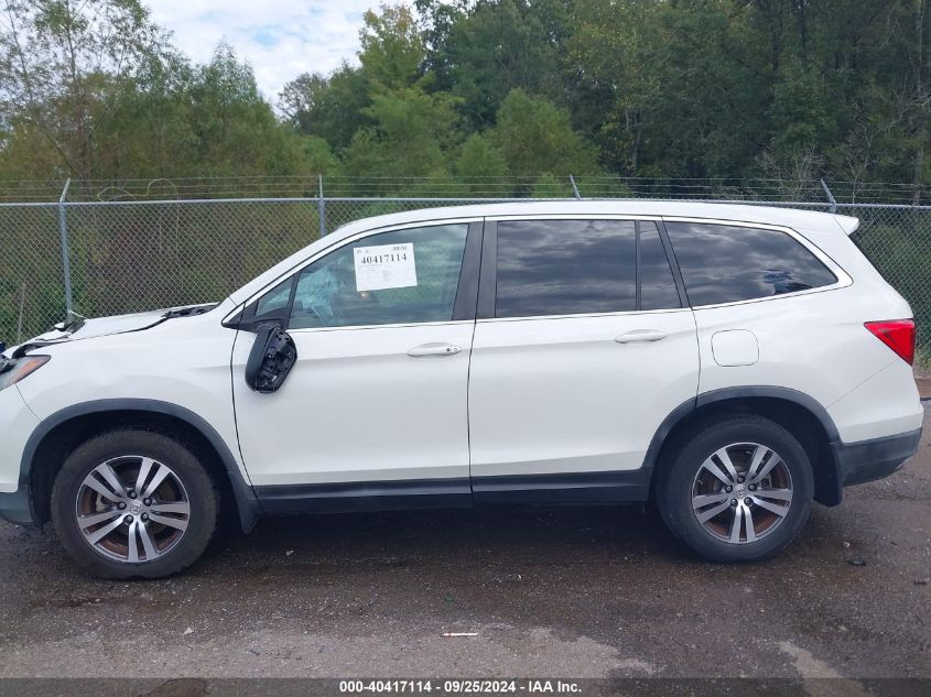 2016 Honda Pilot Ex VIN: 5FNYF5H33GB013849 Lot: 40417114