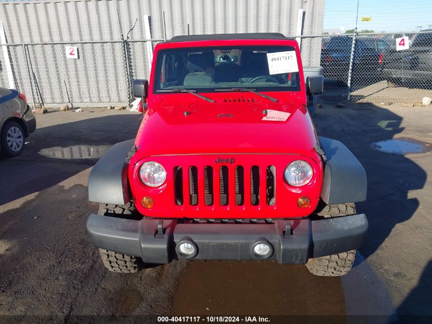 2013 Jeep Wrangler Rubicon VIN: 1C4BJWCG7DL575752 Lot: 40417117