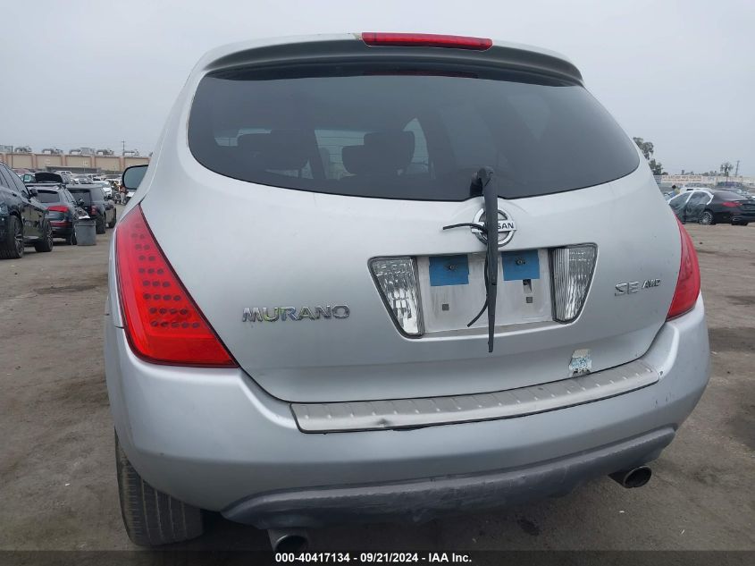 JN8AZ08WX6W503175 2006 Nissan Murano S