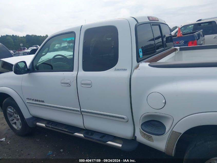 2003 Toyota Tundra Access Cab Limited VIN: 5TBBT48103S435843 Lot: 40417159