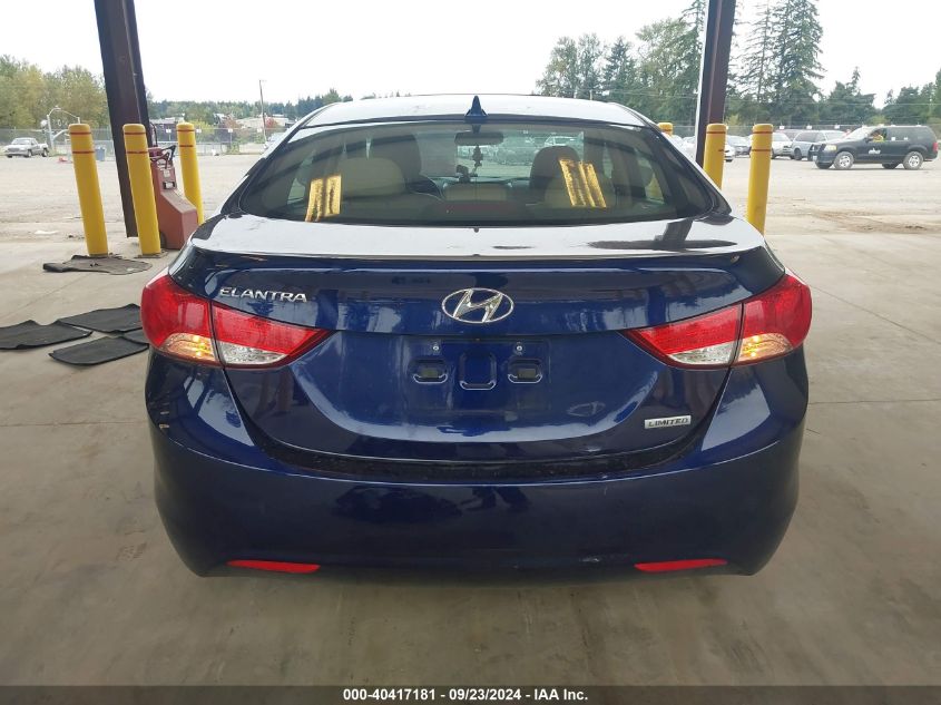 2013 Hyundai Elantra Limited VIN: 5NPDH4AEXDH177448 Lot: 40417181