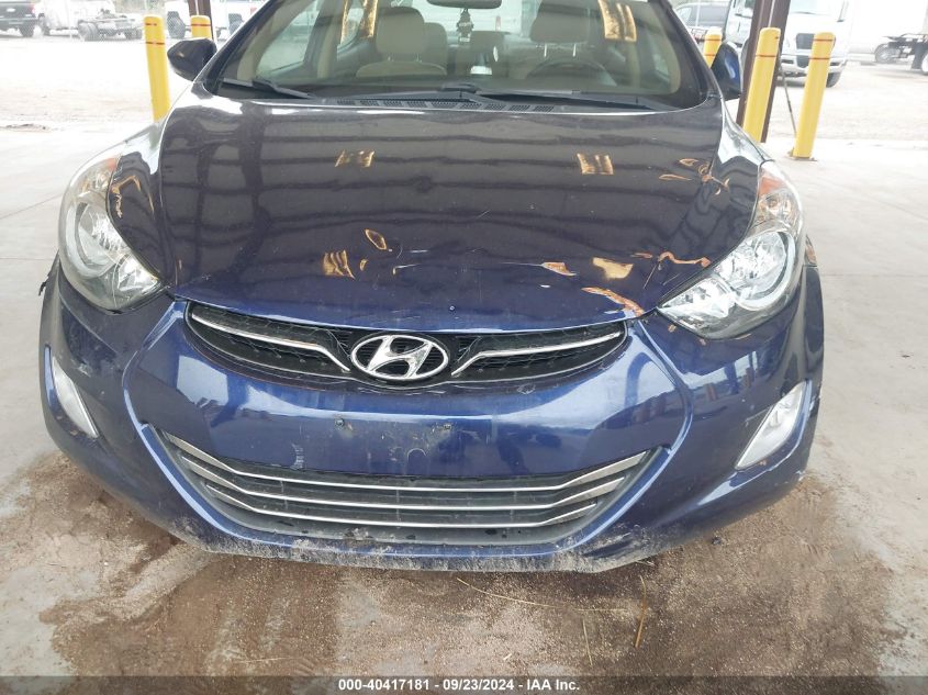 2013 Hyundai Elantra Limited VIN: 5NPDH4AEXDH177448 Lot: 40417181