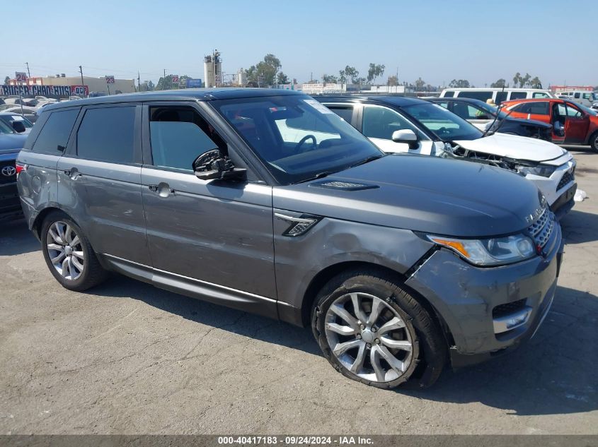 2016 Land Rover Range Rover Sport Hse VIN: SALWR2VF6GA634757 Lot: 40417183