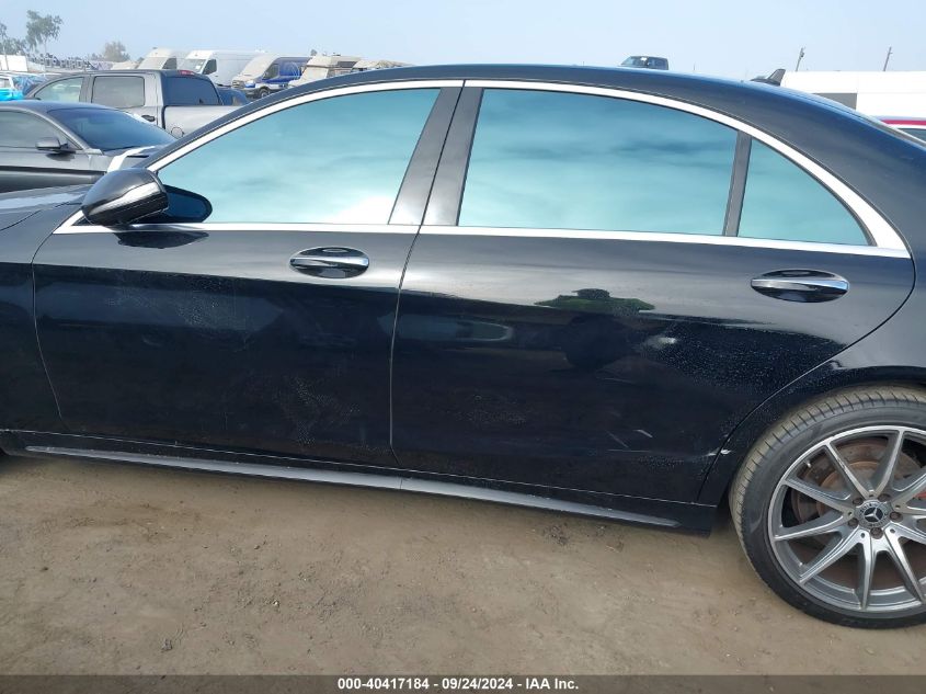 2018 Mercedes-Benz S 450 4Matic VIN: WDDUG6GB9JA383560 Lot: 40417184