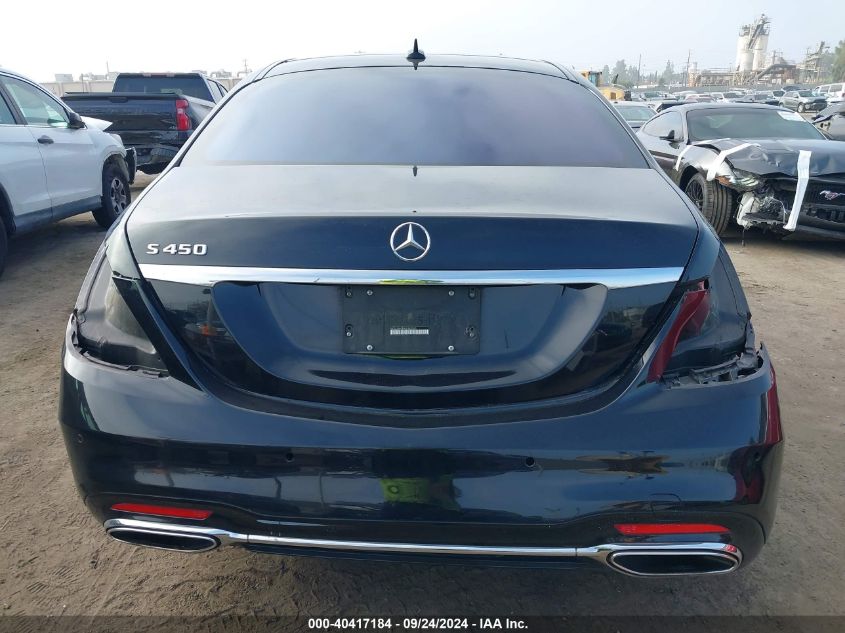 2018 Mercedes-Benz S 450 4Matic VIN: WDDUG6GB9JA383560 Lot: 40417184