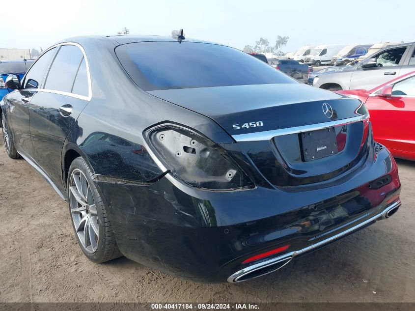 2018 Mercedes-Benz S 450 4Matic VIN: WDDUG6GB9JA383560 Lot: 40417184