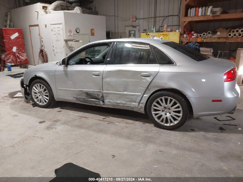 2006 Audi A4 2.0T VIN: WAUDF78E16A274977 Lot: 40417210