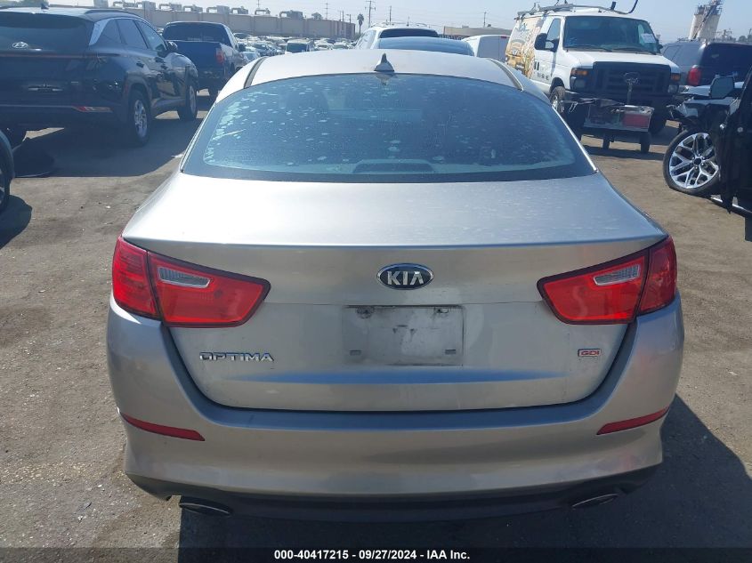 2014 Kia Optima Lx VIN: 5XXGM4A78EG325250 Lot: 40417215