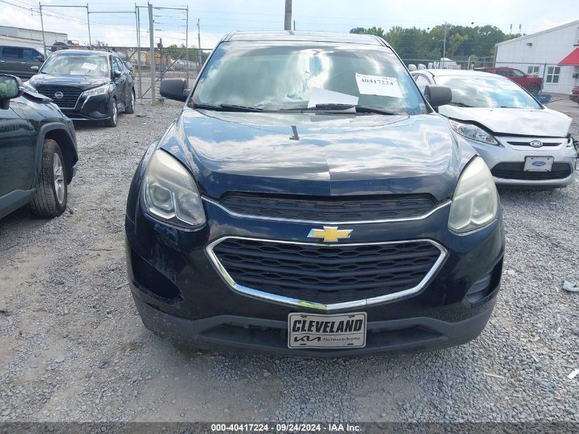 2016 Chevrolet Equinox Ls VIN: 2GNALBEK4G6125447 Lot: 40417224