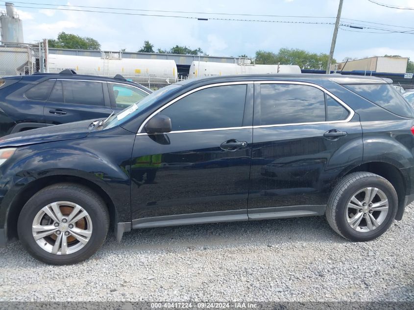 2016 Chevrolet Equinox Ls VIN: 2GNALBEK4G6125447 Lot: 40417224