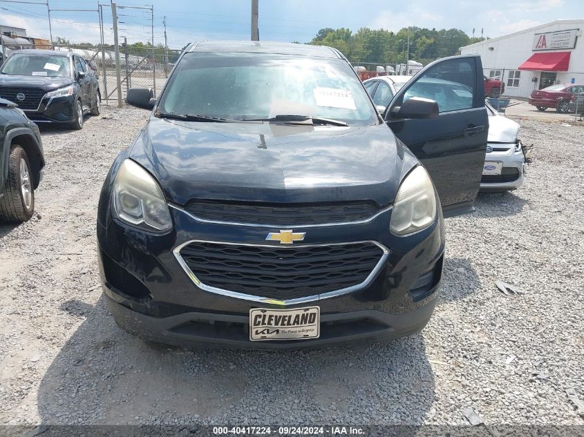 2016 Chevrolet Equinox Ls VIN: 2GNALBEK4G6125447 Lot: 40417224