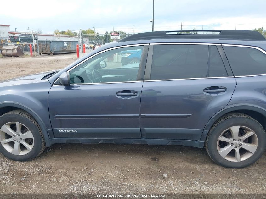 2014 Subaru Outback 2.5I Premium VIN: 4S4BRBDC6E3291328 Lot: 40417235