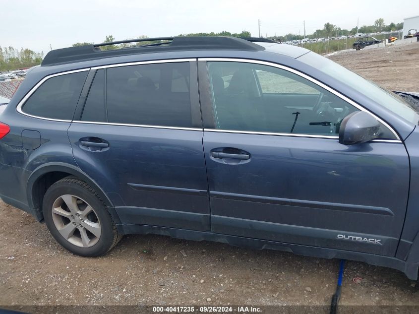 2014 Subaru Outback 2.5I Premium VIN: 4S4BRBDC6E3291328 Lot: 40417235