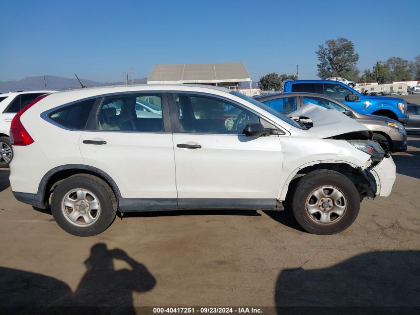 2015 Honda Cr-V Lx VIN: 5J6RM3H33FL019364 Lot: 40417251