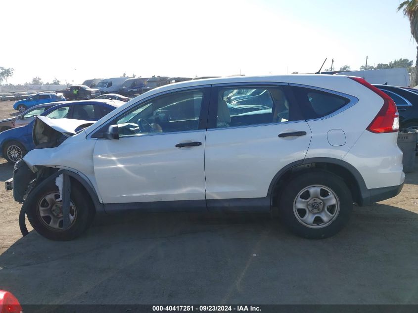 2015 Honda Cr-V Lx VIN: 5J6RM3H33FL019364 Lot: 40417251