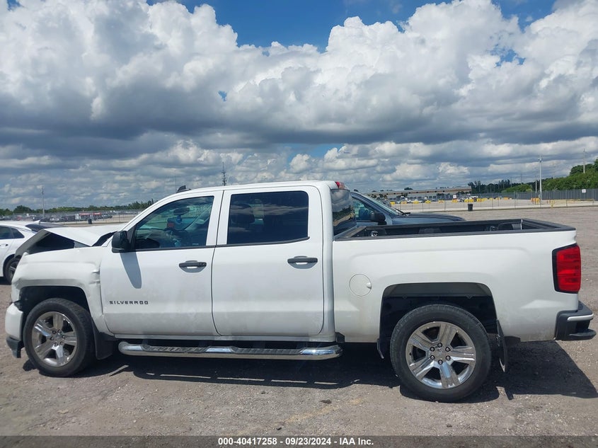 VIN 3GCPCPEH4JG224124 2018 CHEVROLET SILVERADO 1500 CUSTOM