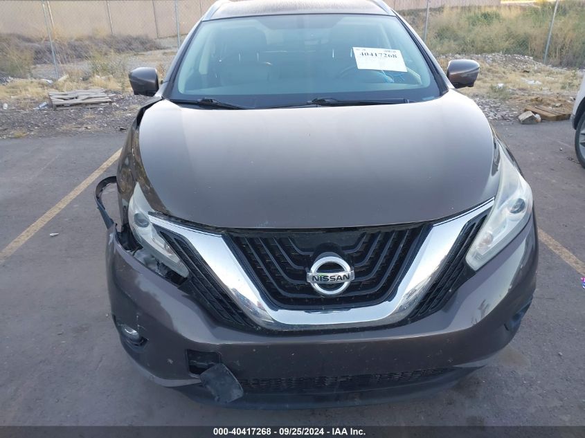 2015 Nissan Murano Platinum VIN: 5N1AZ2MH6FN290452 Lot: 40417268