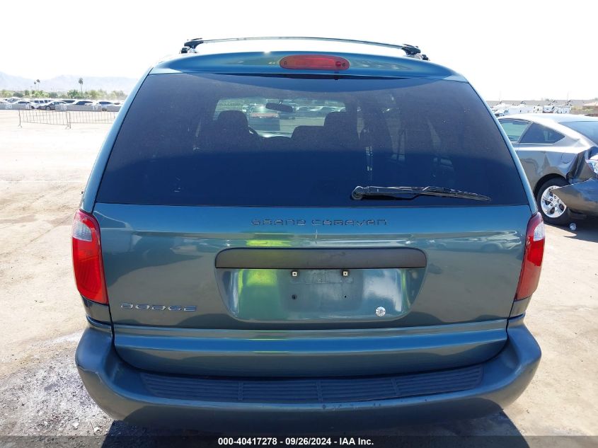 2007 Dodge Grand Caravan Se VIN: 1D4GP24R97B136031 Lot: 40417278