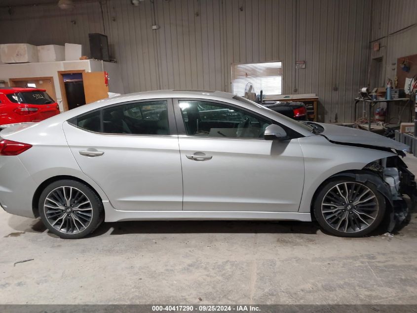 2018 Hyundai Elantra Sport VIN: KMHD04LB2JU524682 Lot: 40417290