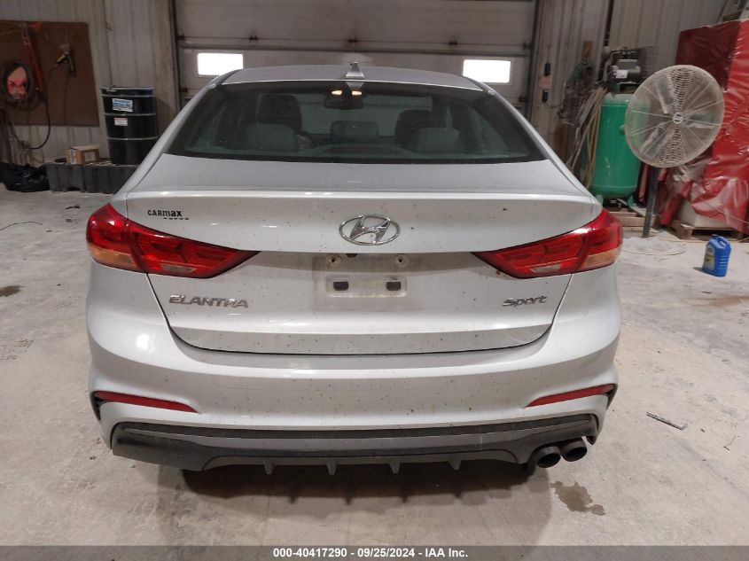 2018 Hyundai Elantra Sport VIN: KMHD04LB2JU524682 Lot: 40417290