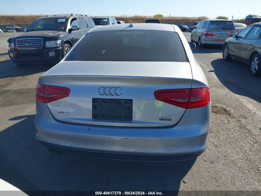 2015 Audi A4 Premium VIN: WAUBFAFL3FN041262 Lot: 40417379