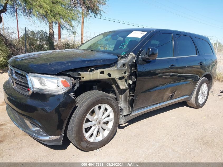 2020 Dodge Durango Sxt VIN: 1C4RDHAG2LC380399 Lot: 40417389