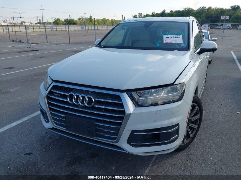 2017 Audi Q7 3.0T Premium VIN: WA1LAAF78HD025182 Lot: 40417404