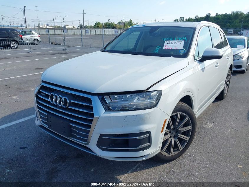 2017 Audi Q7 3.0T Premium VIN: WA1LAAF78HD025182 Lot: 40417404