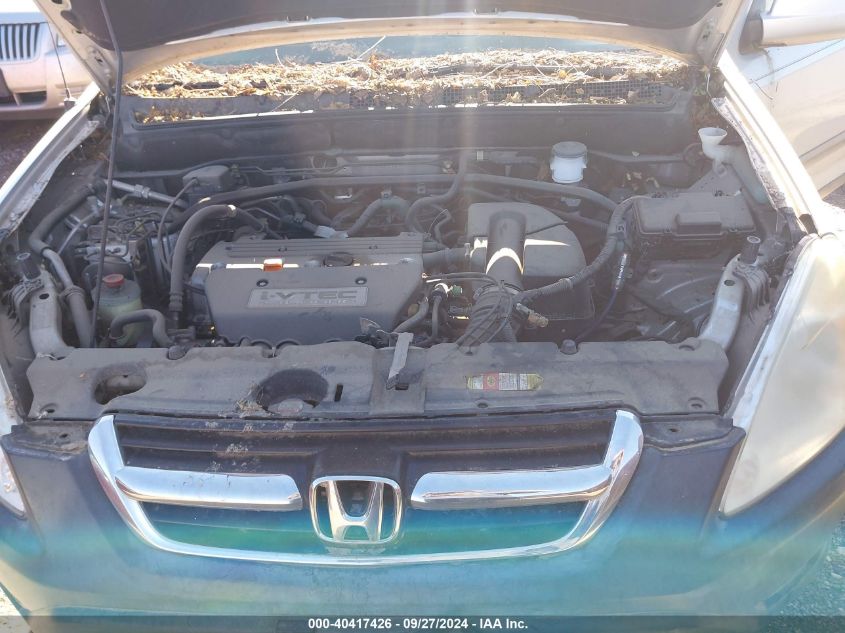 2002 Honda Cr-V Ex VIN: SHSRD78892U010179 Lot: 40417426