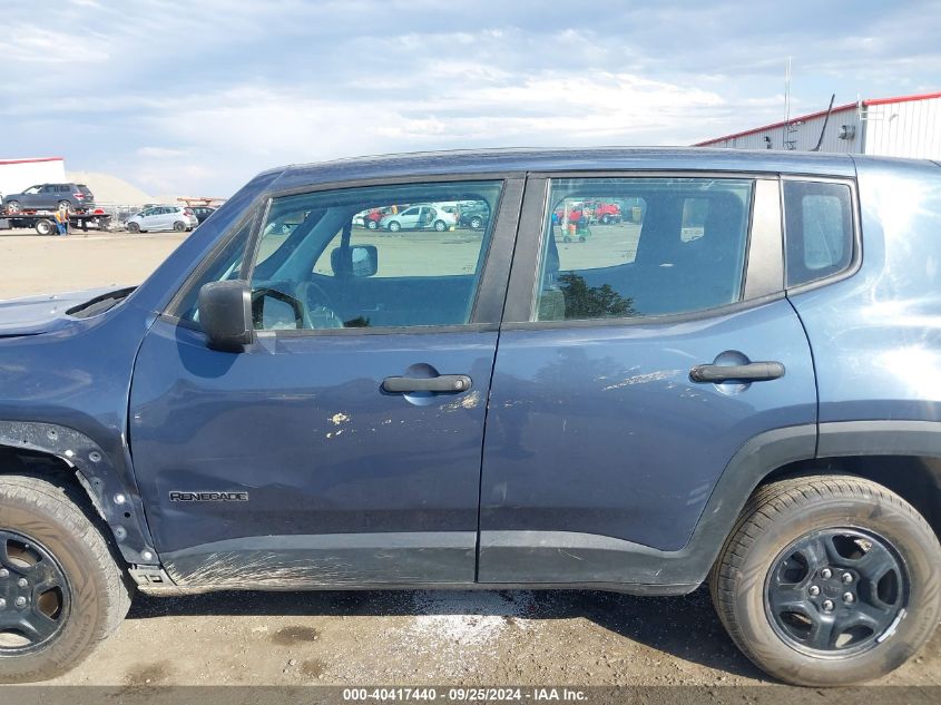 2020 Jeep Renegade Sport 4X4 VIN: ZACNJBAB8LPL54312 Lot: 40417440