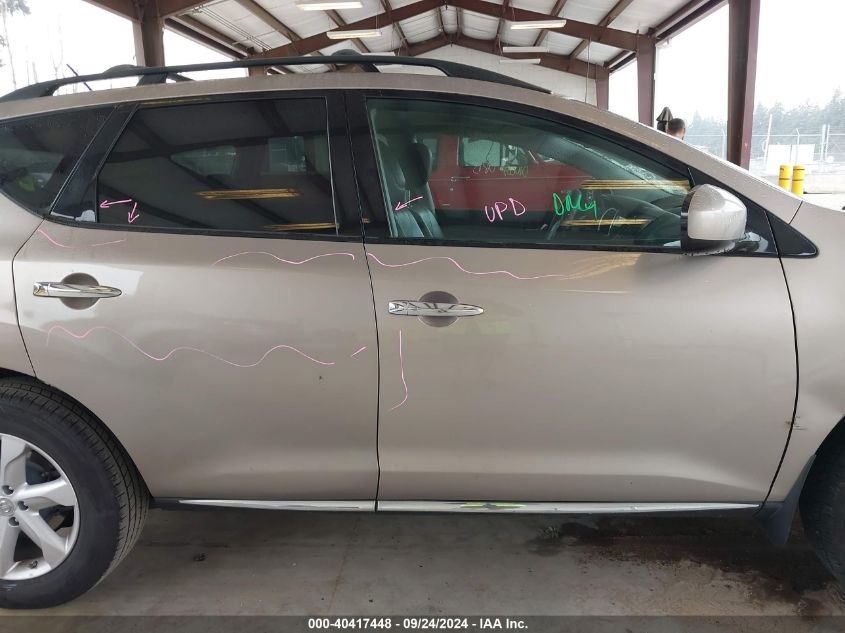 2009 Nissan Murano Sl VIN: JN8AZ18U29W014553 Lot: 40417448